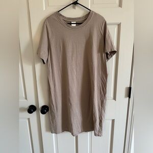 H&M Basics cotton t-shirt dress XL
